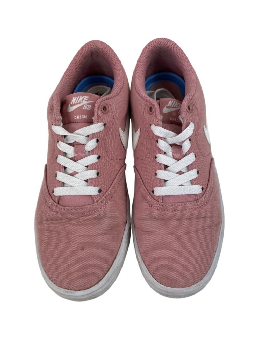 Nike SB Check Solarsoft Shoes Women's 7 Rust Pink Canvas Low Athletic Sneakers - Picture 4 of 13